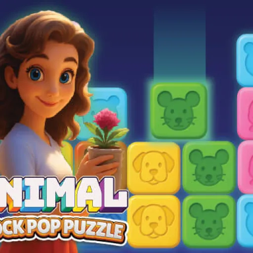 Animal Block Pop Puzzle