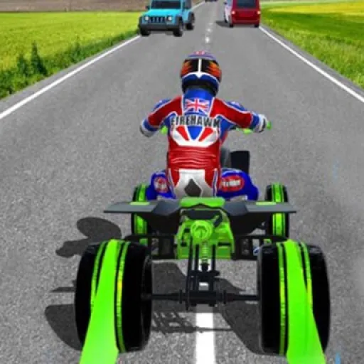 ATV Quad Bike Traffic Racer 