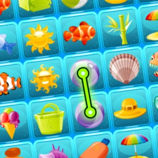 Beach Connect Mahjong