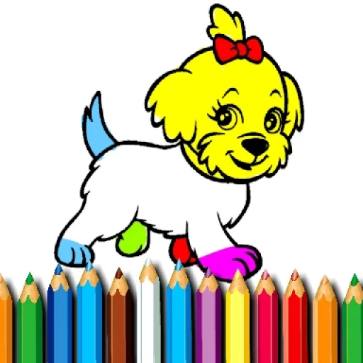 BTS Doggy Coloring Book