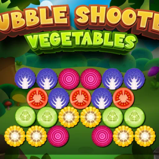 Bubble Shooter Vegetables