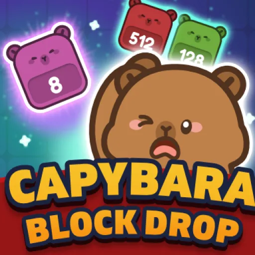 Capybara Block Drop