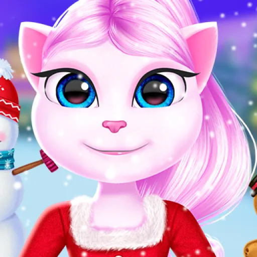 Cat Girl Christmas Decor Game