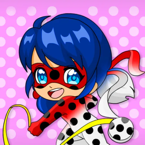 Chibi DottedGirl Coloring Book