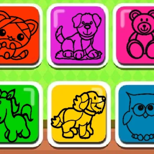 Easy Kids Coloring Game