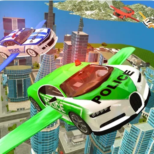 Flying Police Car Simulator