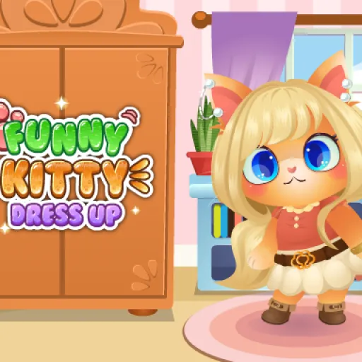 Funny Kitty Dressup