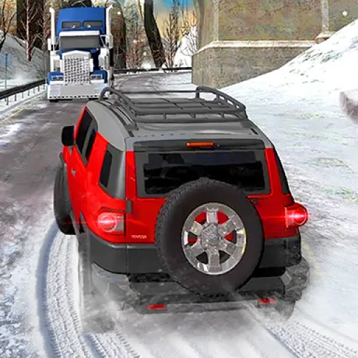 Heavy Jeep Winter Driving