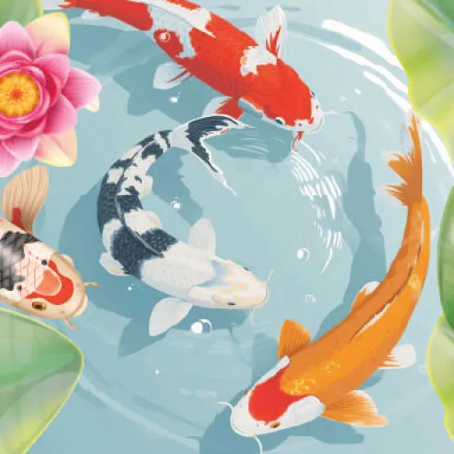 Koi Fish Pond - Idle Merge Game