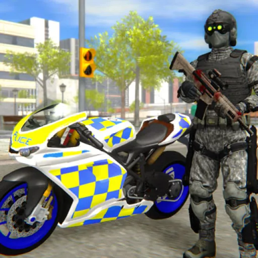 Police Bike City Simulator