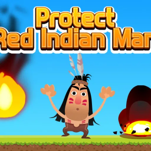 Protect Red Indian Man