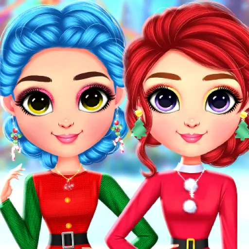Rainbow Girls Christmas Outfits