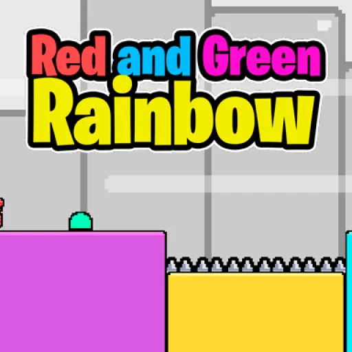 Red and Green Rainbow