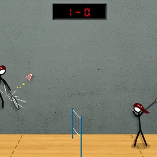 Stick Figure Badminton 2