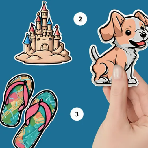 Sticker Book Puzzle Color By Number