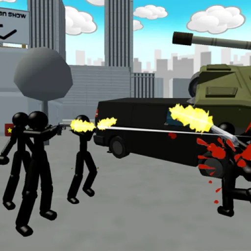 Stickman City Shooting 3D
