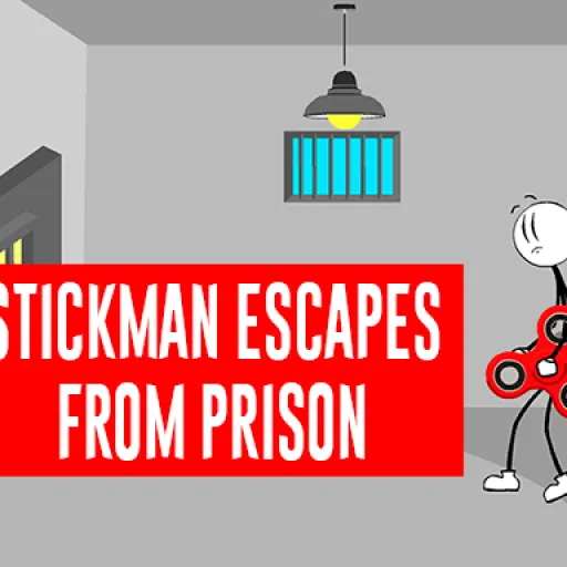 Stickman escapes from prison