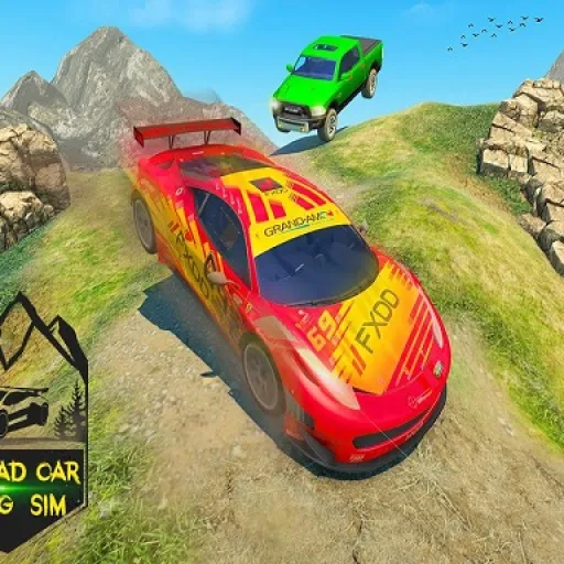 Water Slide Car Stunts Racer